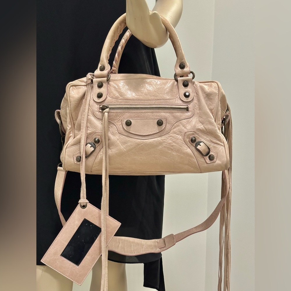 Balenciaga Twiggy City Bag β Nude/Blush - Picture 3 of 9